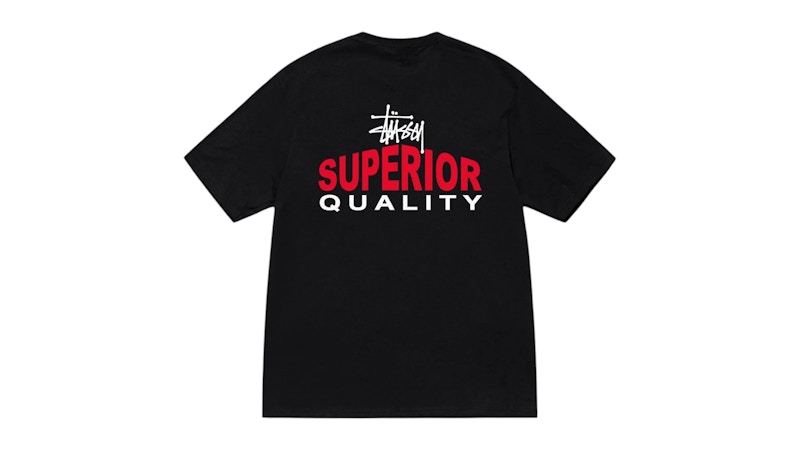 Stussy Superior Quality Tee Black メンズ - SS25 - JP