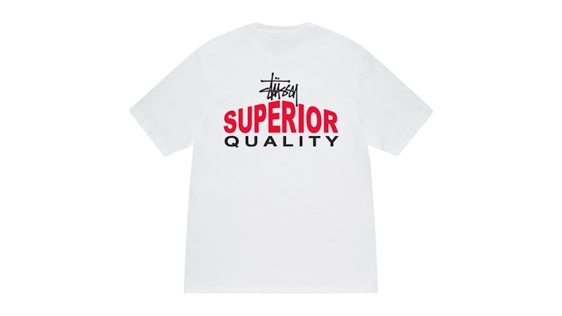 【STUSSY】★Tシャツ★ SUPERIOR QUALITY TEE Stussy Superior Quality Tee White メンズ - SS25 - JP