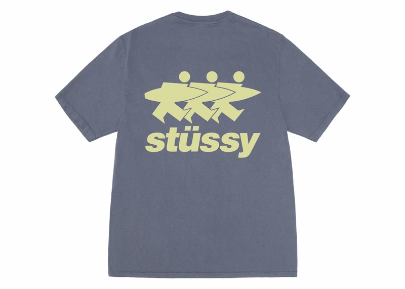 Stussy Surfwalk Pigment Dyed Tee Indigo