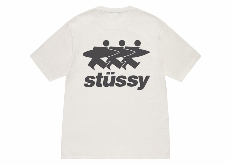 Stussy Surfwalk Pigment Dyed Tee Natural