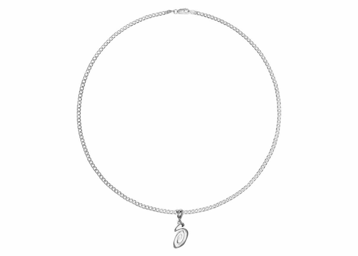 Stussy Swirly S Chain Sterling Silver - SS24 - US