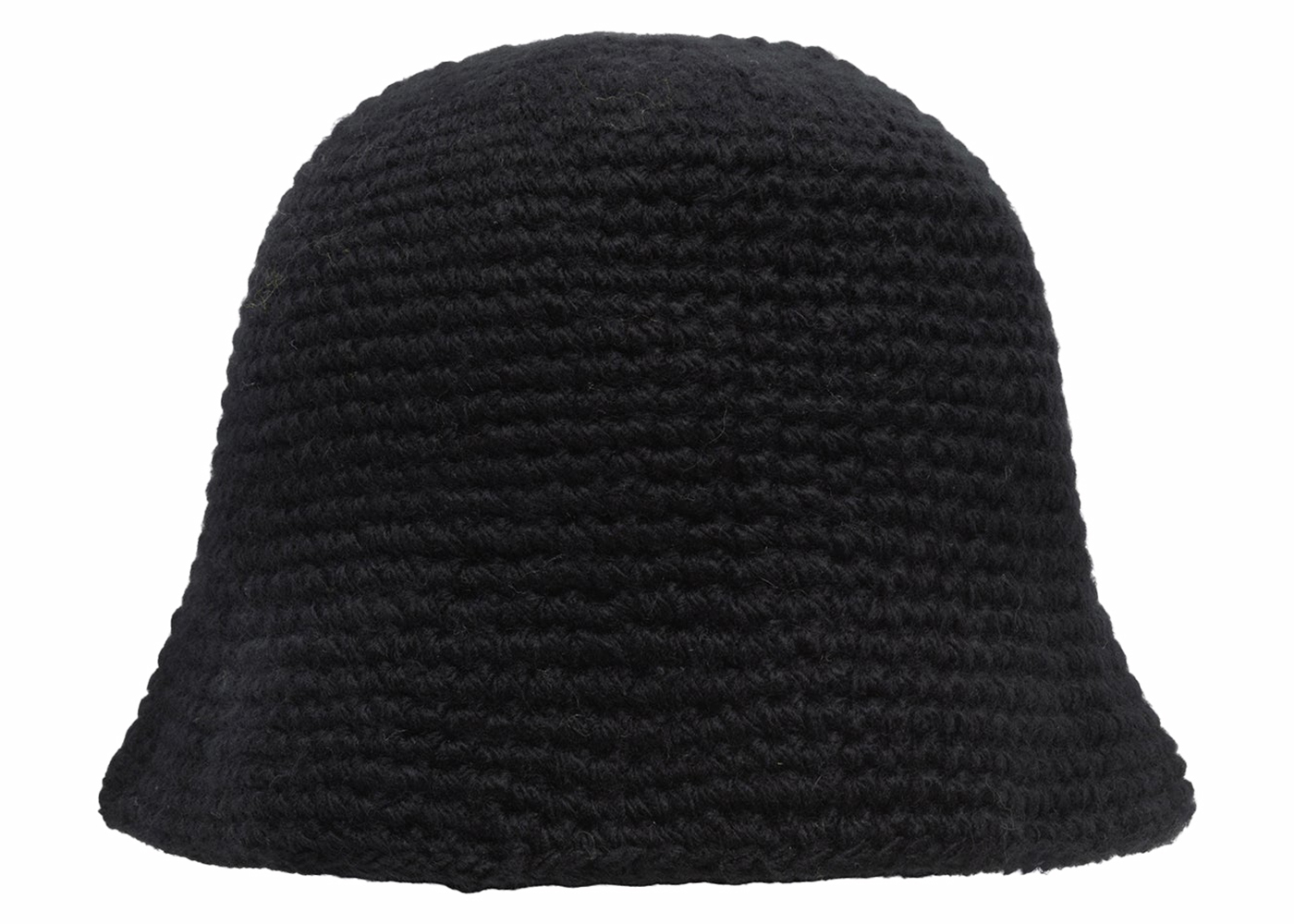 Stussy Swirly S Knit Bucket Hat Black