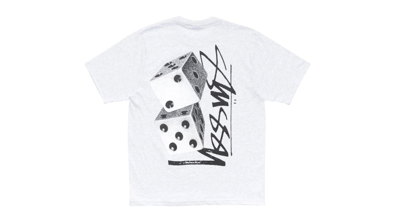 Stussy Tall Dice Tee Ash Heather Men's - US