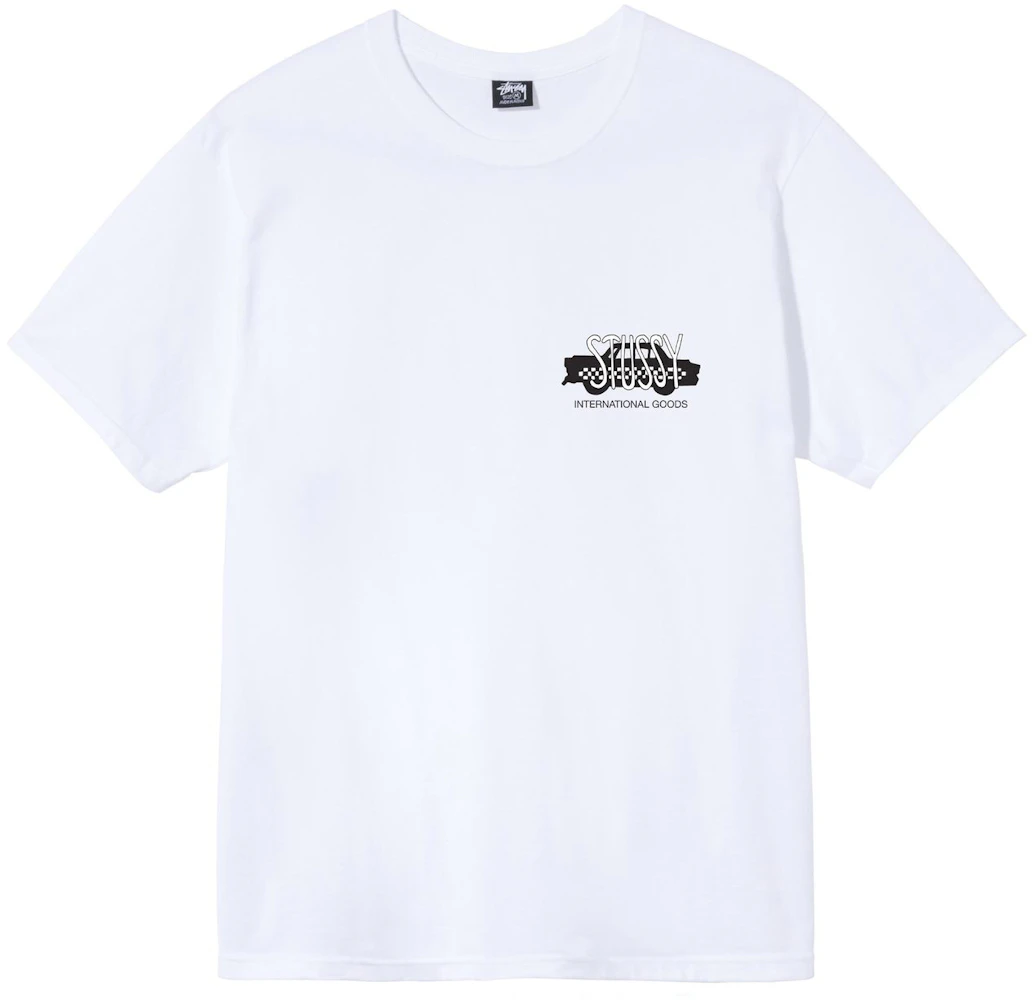 Stussy Taxi Cab Tee White Men's - SS21 - US