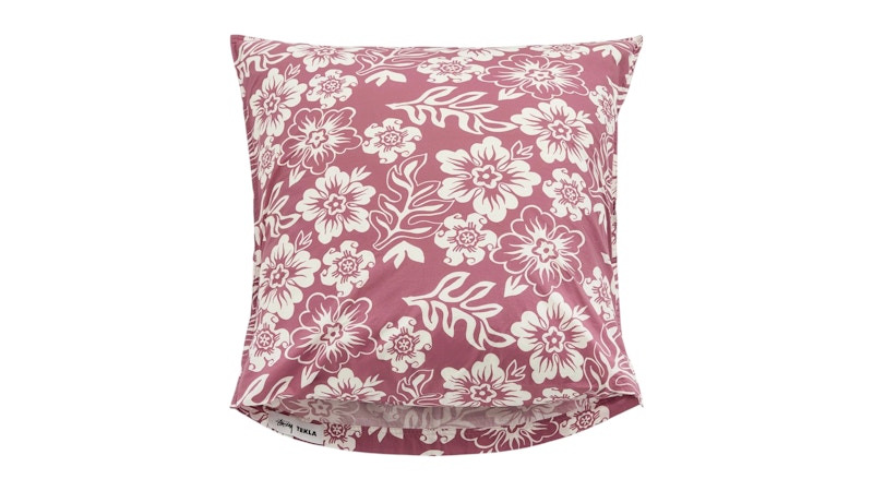 Pre-owned Stussy Tekla Percale Pillow Sham In Red Hawaiian