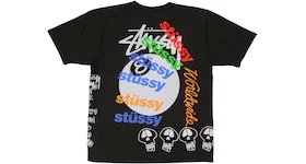 T-shirt Stüssy Test Strike teinture avec pigments noir