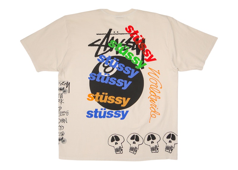 Stussy Test Strike Pigment Dyed Tee Natural