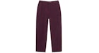Stussy Textured Wool Relaxed Trouser Wine