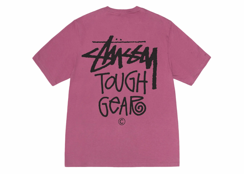 Stussy Tough Gear Tee Berry