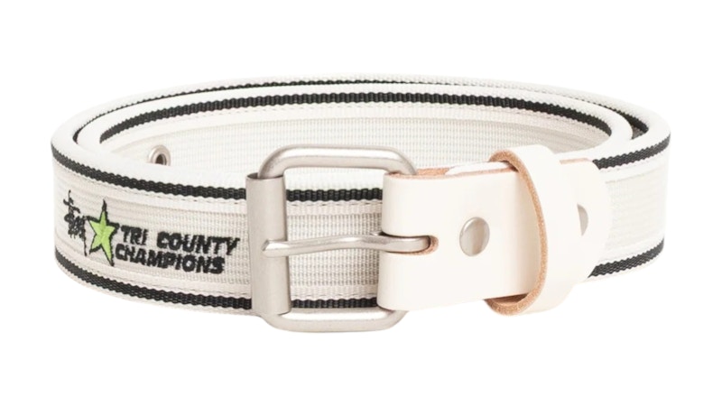 Stussy l S Tip Belt L/XL 白 Stussy Tri County Webbing Belt Bone Men's - SS26 - US