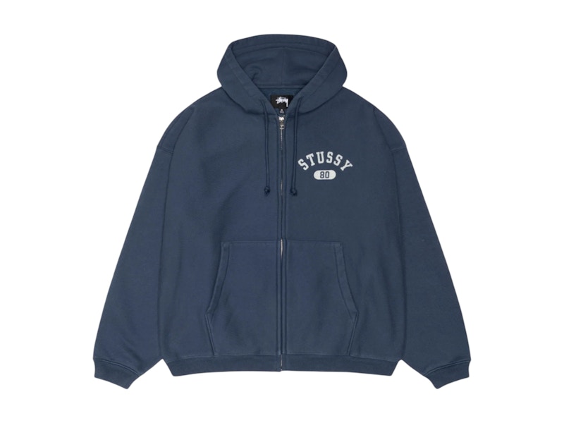 ★送料・関税込★STUSSY★GEAR ZIP HOODIE★NAVY Buy Stussy Basic Zip Hoodie 'Navy' - 1974870 NAVY | GOAT