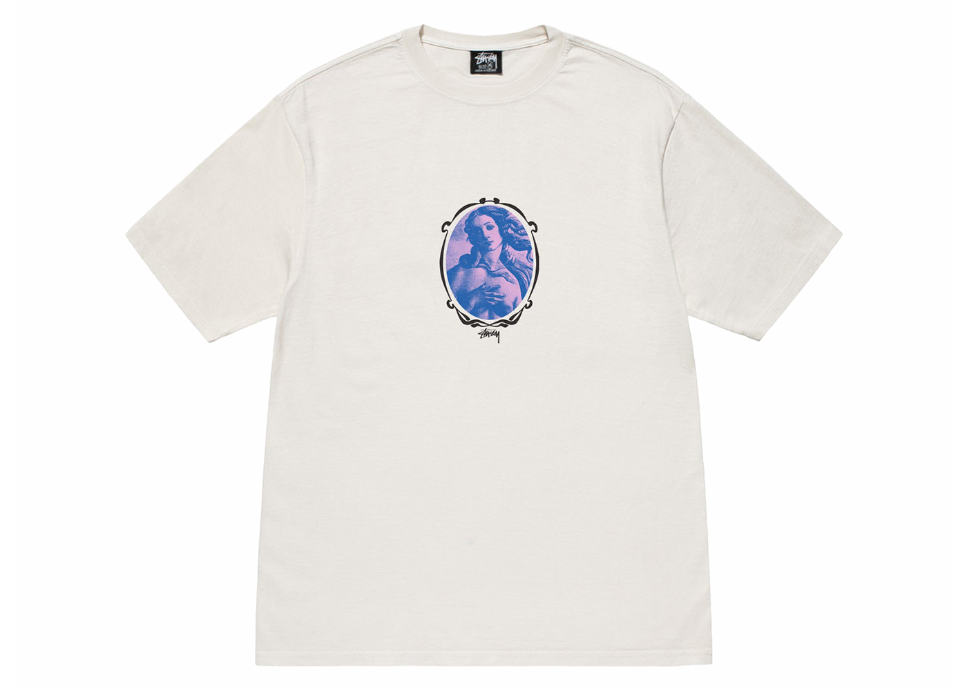 Stussy Venus Oval Pigment Dyed Tee Natural