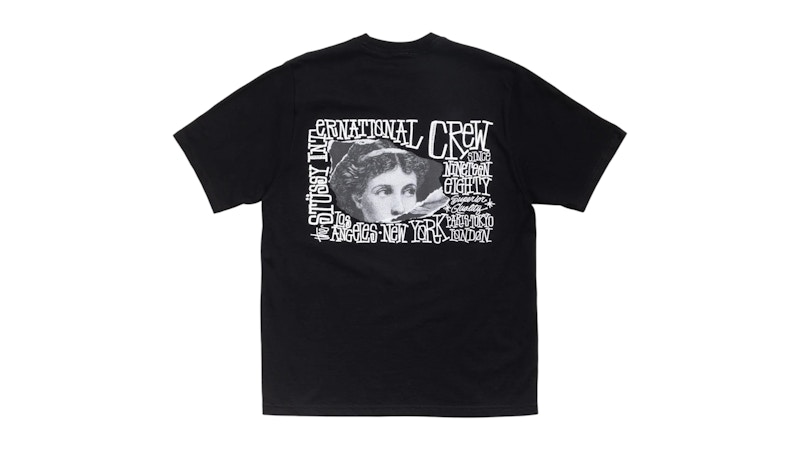 Stussy Victoria Tee Black Men's - SS26 - US