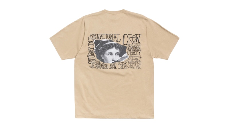 Stussy Victoria Tee Khaki Men's - SS26 - US