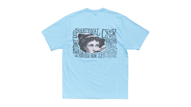 【完売品】Stüssy VICTORIA TEE White Lサイズ 新品 Stussy Victoria Tee Sky Blue Men's - SS26 - US