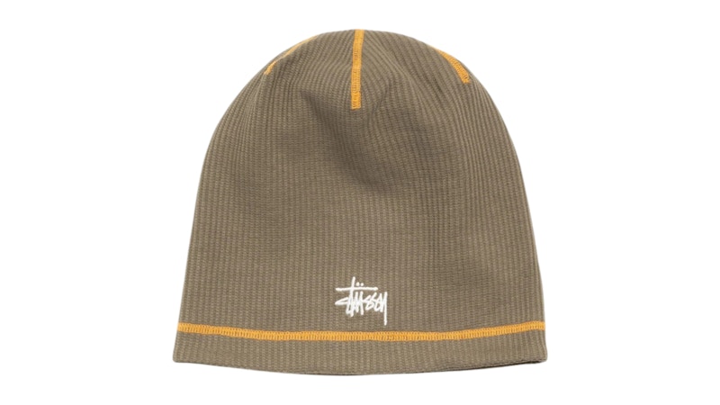 Stussy Waffle Skullcap Olive Drab - SS26 - US