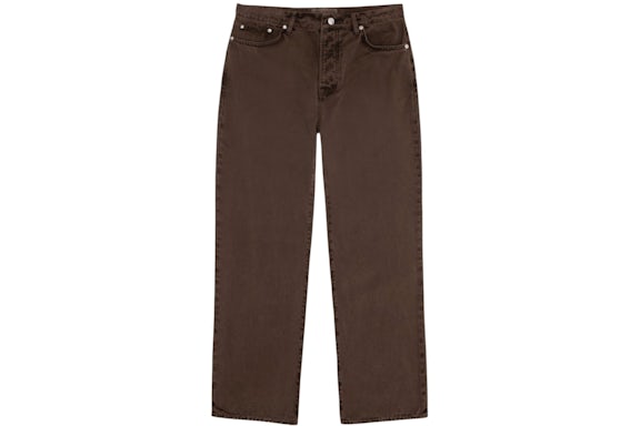 Stüssy Lona Lavada Clásico Jean Marrón