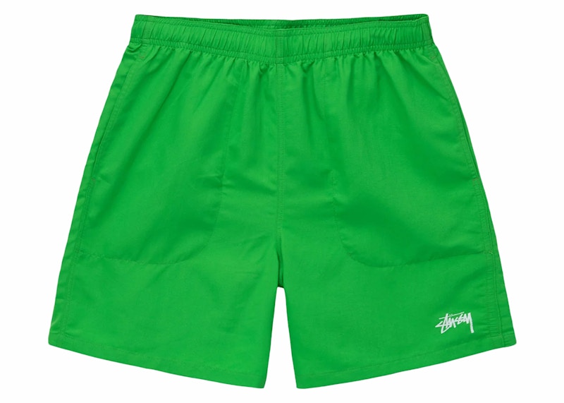 Pre-owned Stussy Men's  Water Stock Short In Classic Green