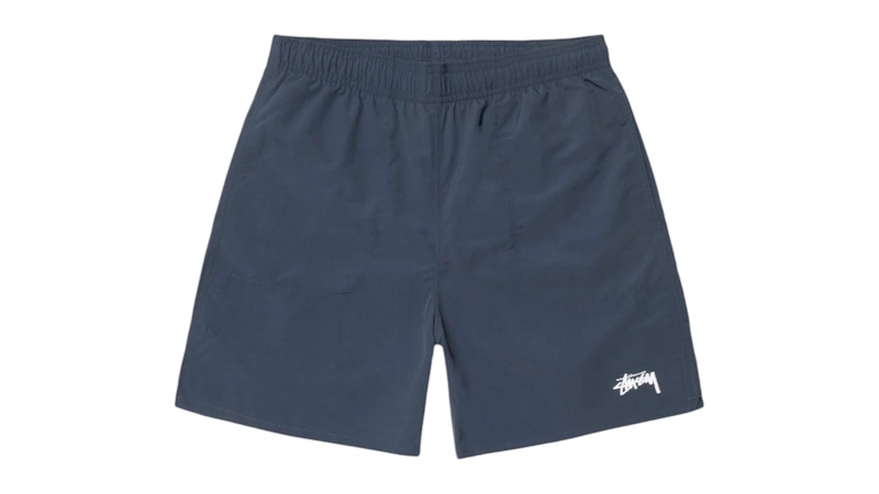 Pre-owned Stussy Men's  Water Stock Short In Navy Blue