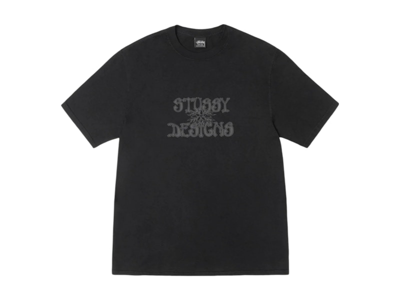 早期完売★Stussy★WES PALMS TEE PIGMENT DYED(NAVY/追跡O) Stüssy: Wes Palms Pigment Dyed T-Shirt (Grape) | DSML E-SHOP