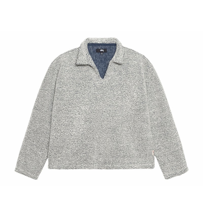 Stussy Wool Blend Sherpa Pullover Cloud Men's FW24 US