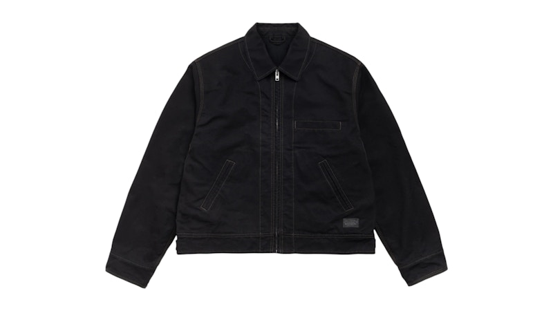 Stussy Work Collared Jacket Black メンズ - SS26 - JP
