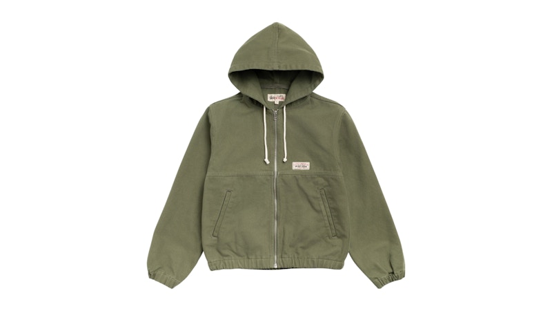Stussy Work Unlined Canvas Jacket Olive