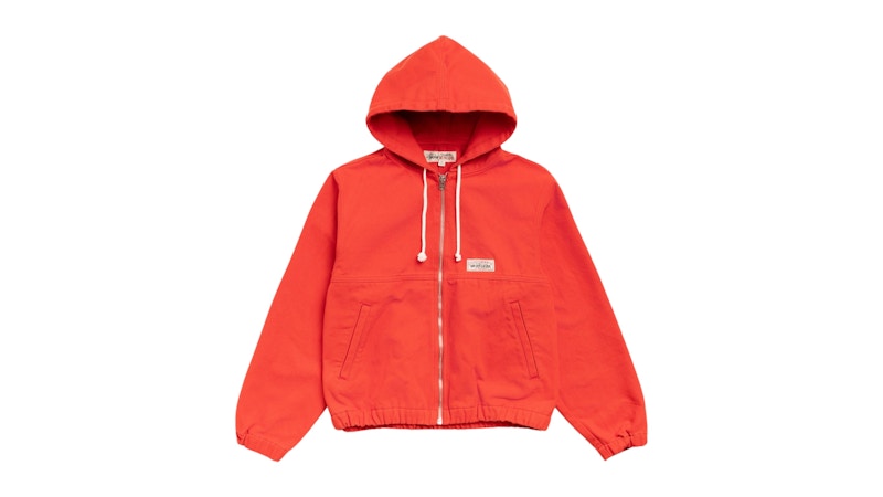 Stussy Work Unlined Canvas Jacket Red