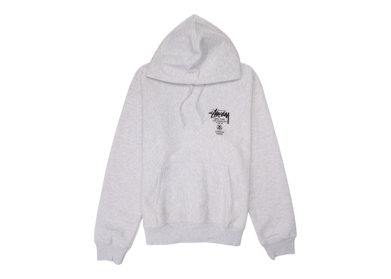 Stussy world sale tour hoodie black