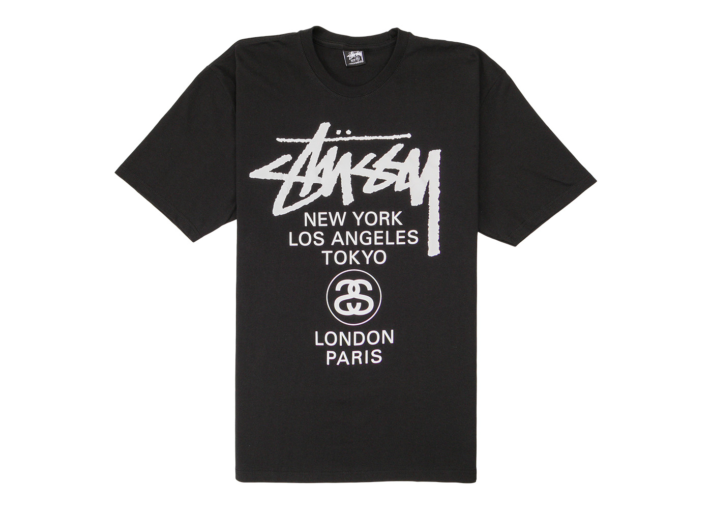 Stussy World Tour T-shirt Black メンズ - SS21 - JP