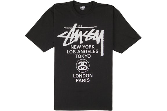 Stussy World Tour T-Shirt Black