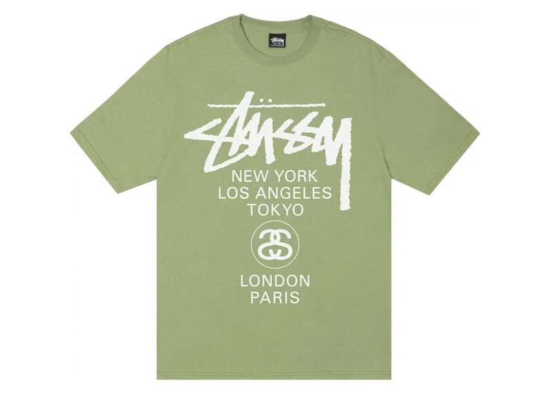 Stüssy x Virgil Abloh World Tour Collection T-Shirt Weiß Herren - FW20 – DE