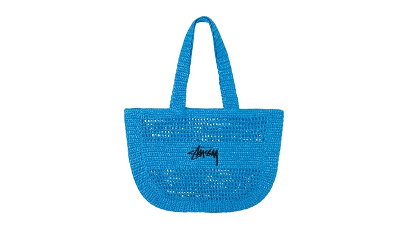買い誠実 Stussy US - SS25 - Men's Blue Bag Tote Woven バッグ