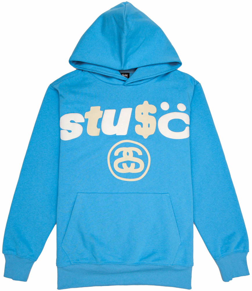 Stussy x Cpfm 8 Ball Pigment Dyed Hoodie Blue