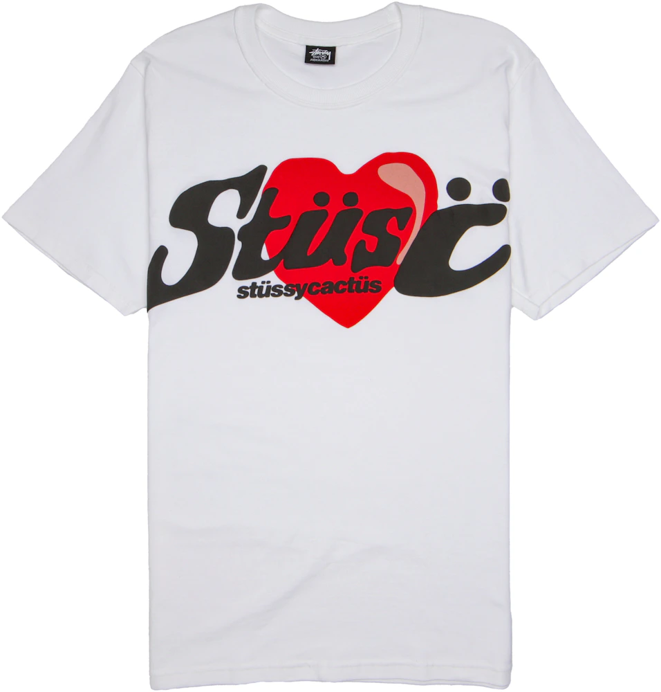 Men\'s Stussy T-shirt Heart - x White - US SS21 CPFM