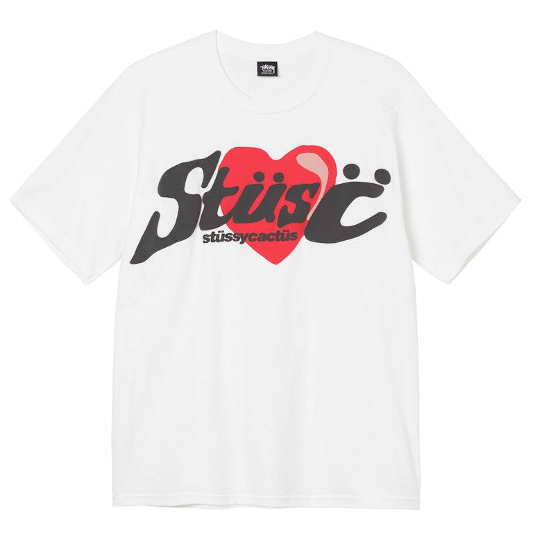Pre-owned Stussy X Cpfm Heart T-shirt White