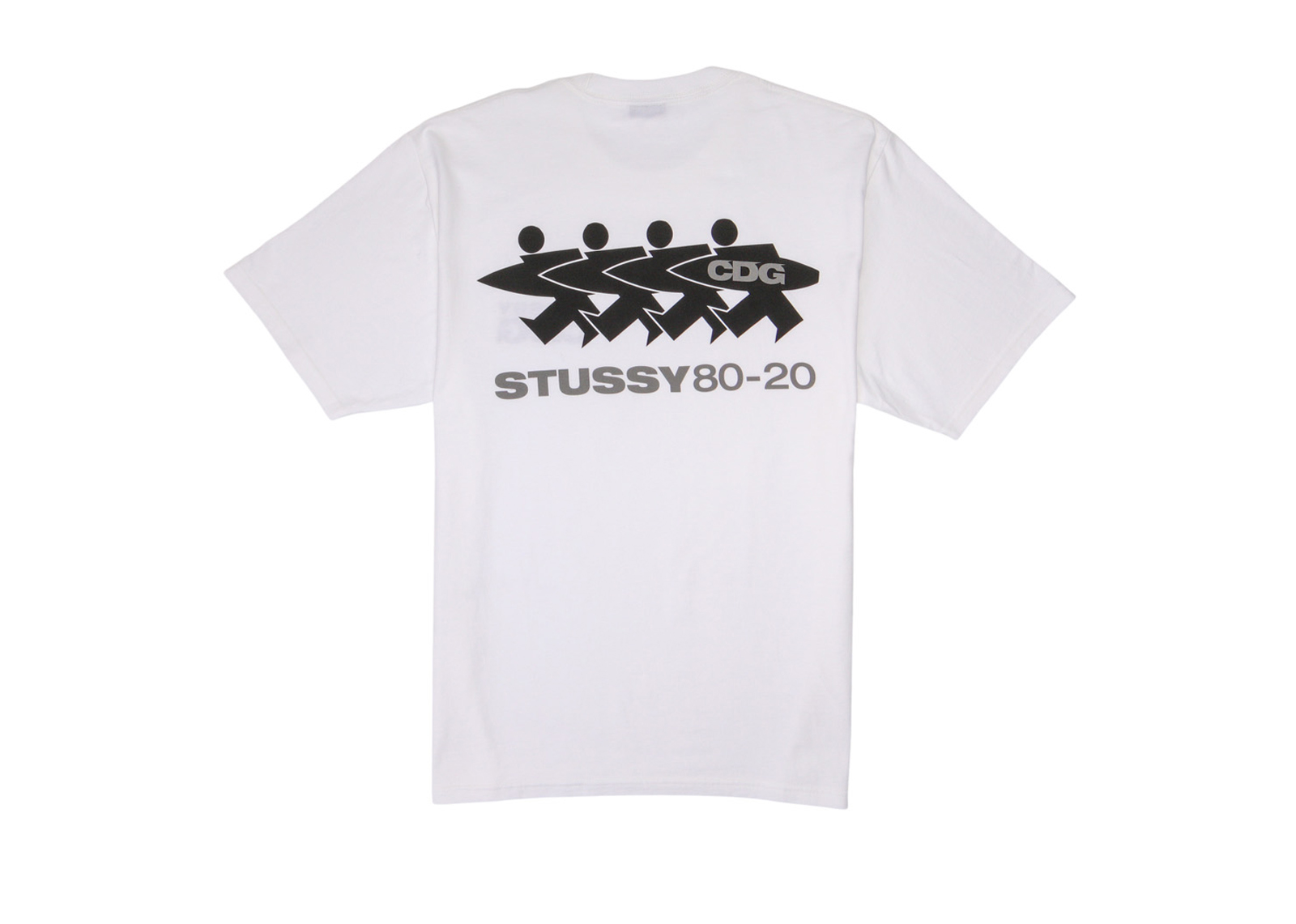 Stussy x CDG Surfman T-shirt White Men's - FW20 - US