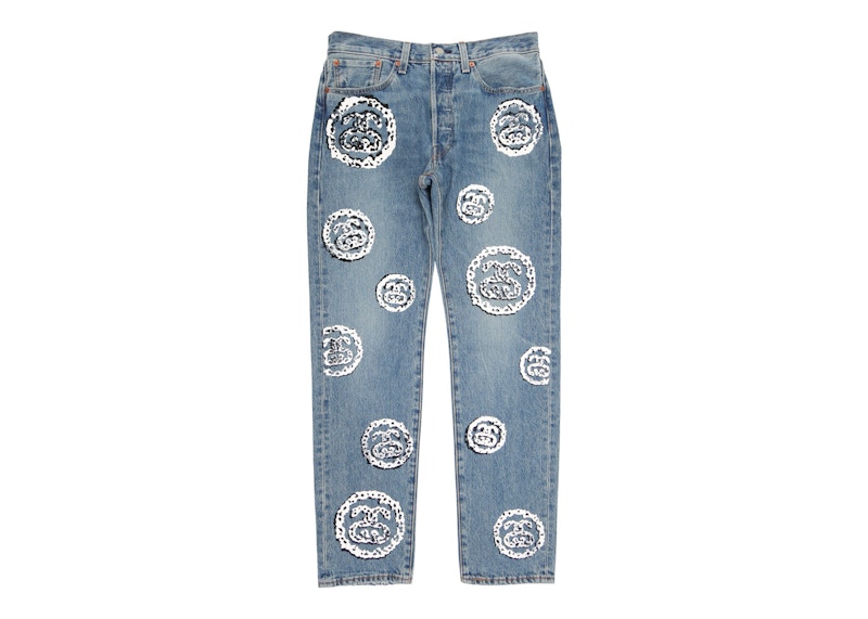 Denim Tears x Levi's Cotton Wreath Jean Light Wash - SS21 Men's - US