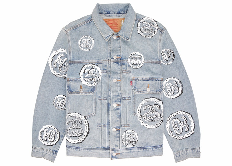 Stussy x Denim Tears Type 2 Jacket Indigo Men's - FW22 - US