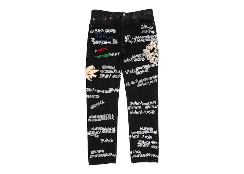 柄デザインプリントDenim Tears Stussy Our Legacy 501 Jean - その他