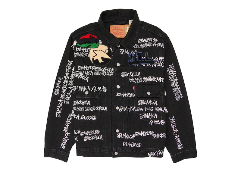 Stussy x Denim Tears x Our Legacy TTL Denim Jacket Black Men's