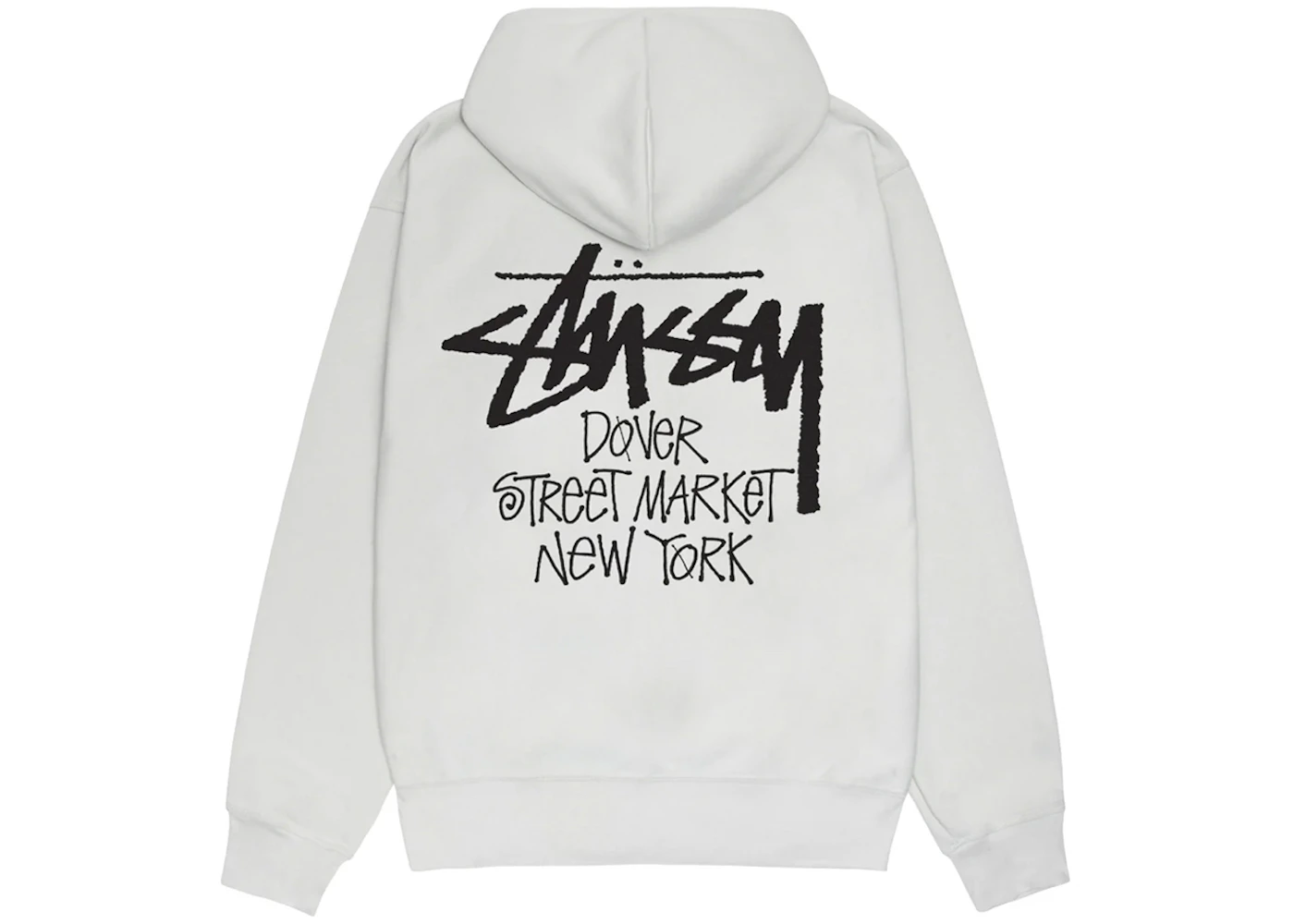 Stussy x Dover Street Market New York Hoodie Fog Grey Men's SS24