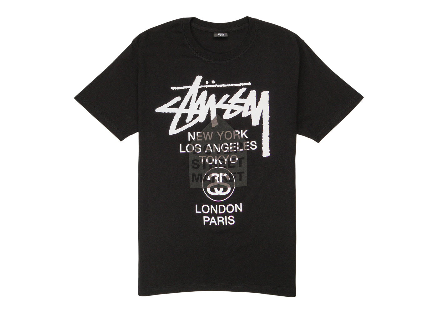 Stussy x Dover Street Market T-shirt Black - SS21 Men's - US