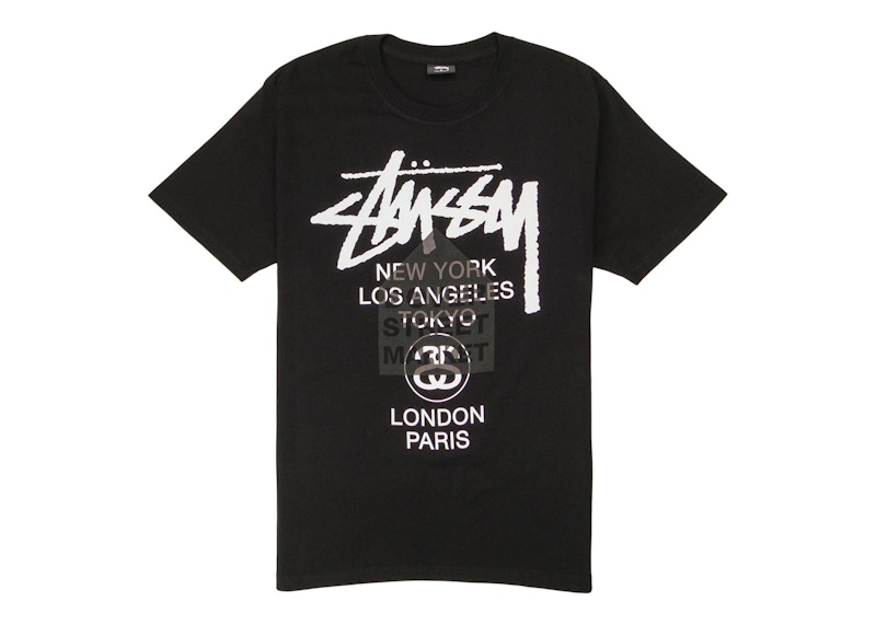 Stussy x Dover Street Market T-shirt Black Men's - SS21 - GB