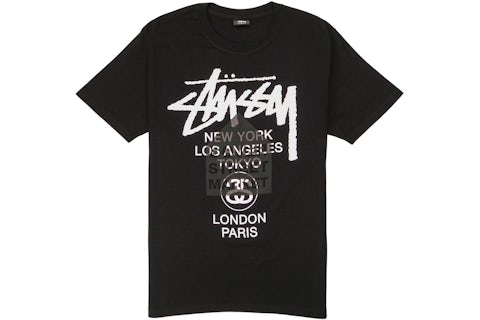 Stussy x Dover Street Market T-shirt Black Men's SS21 US