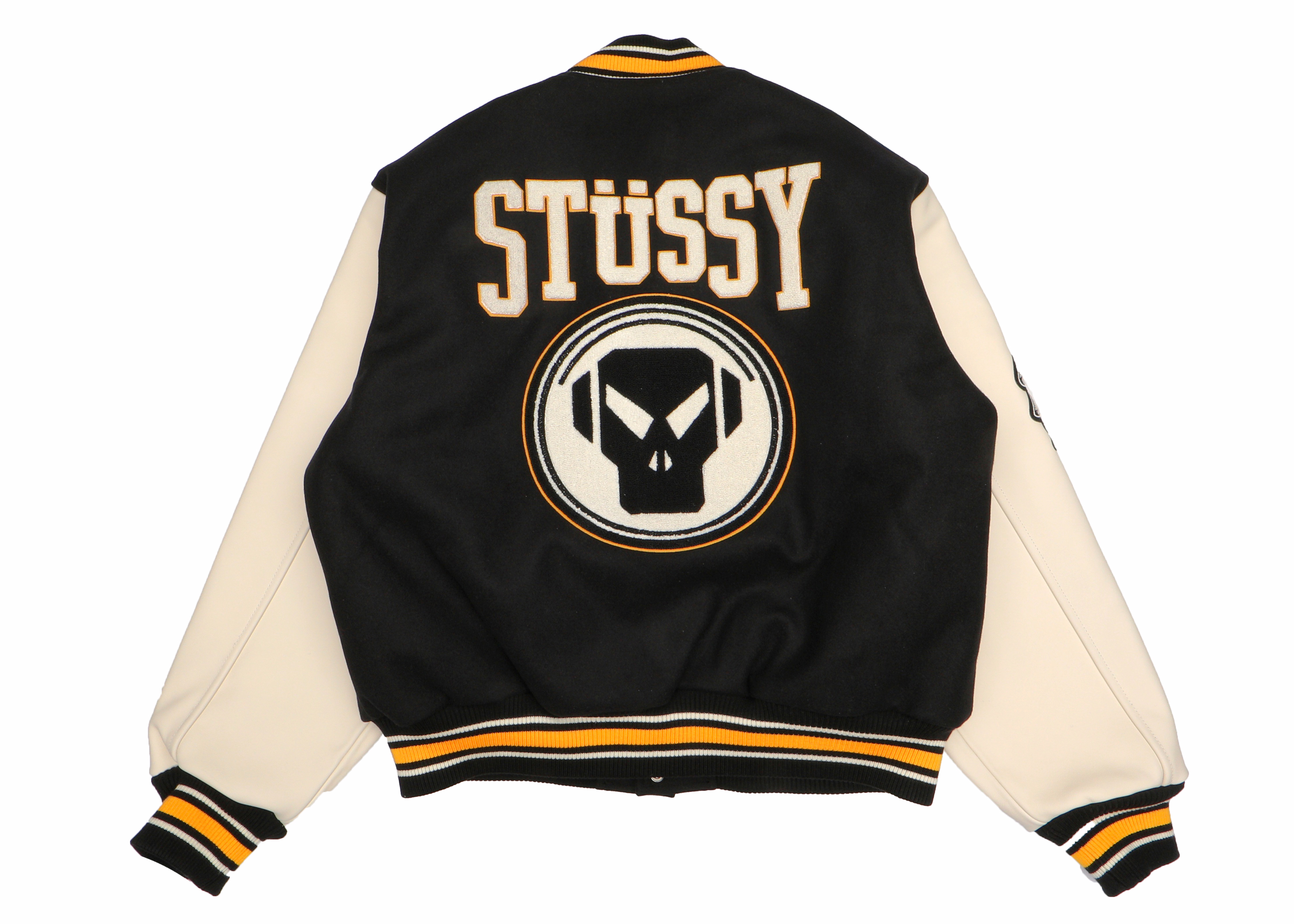 Stussy x Goldie Metalheadz 30 Varsity Jacket Black