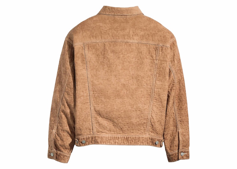 Stussy x Levi's Dyed Jacquard Jacket Brown Men's - FW23 - US