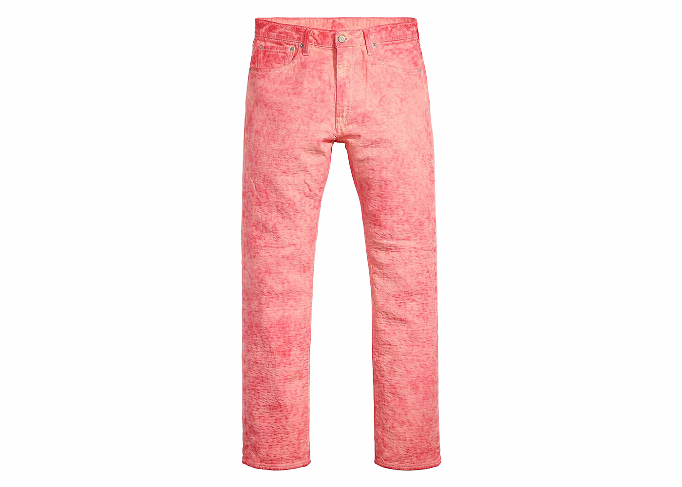Stussy x Levi's Dyed Jacquard Jeans Pink