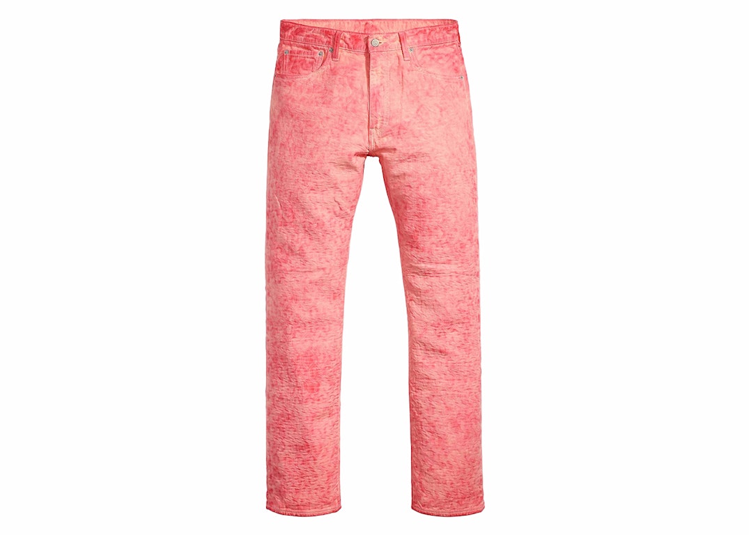 Pre-owned Stussy X Levi's Dyed Jacquard Jean Pink