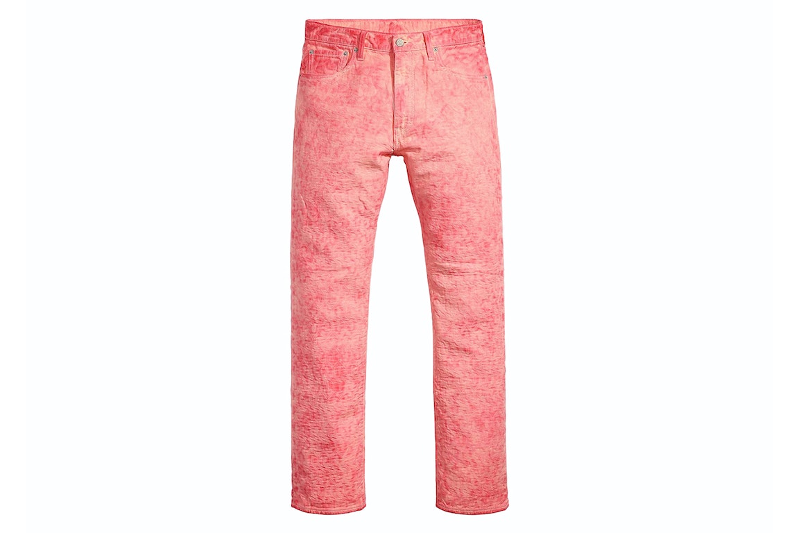 Pre-owned Stussy X Levi's Dyed Jacquard Jean Pink